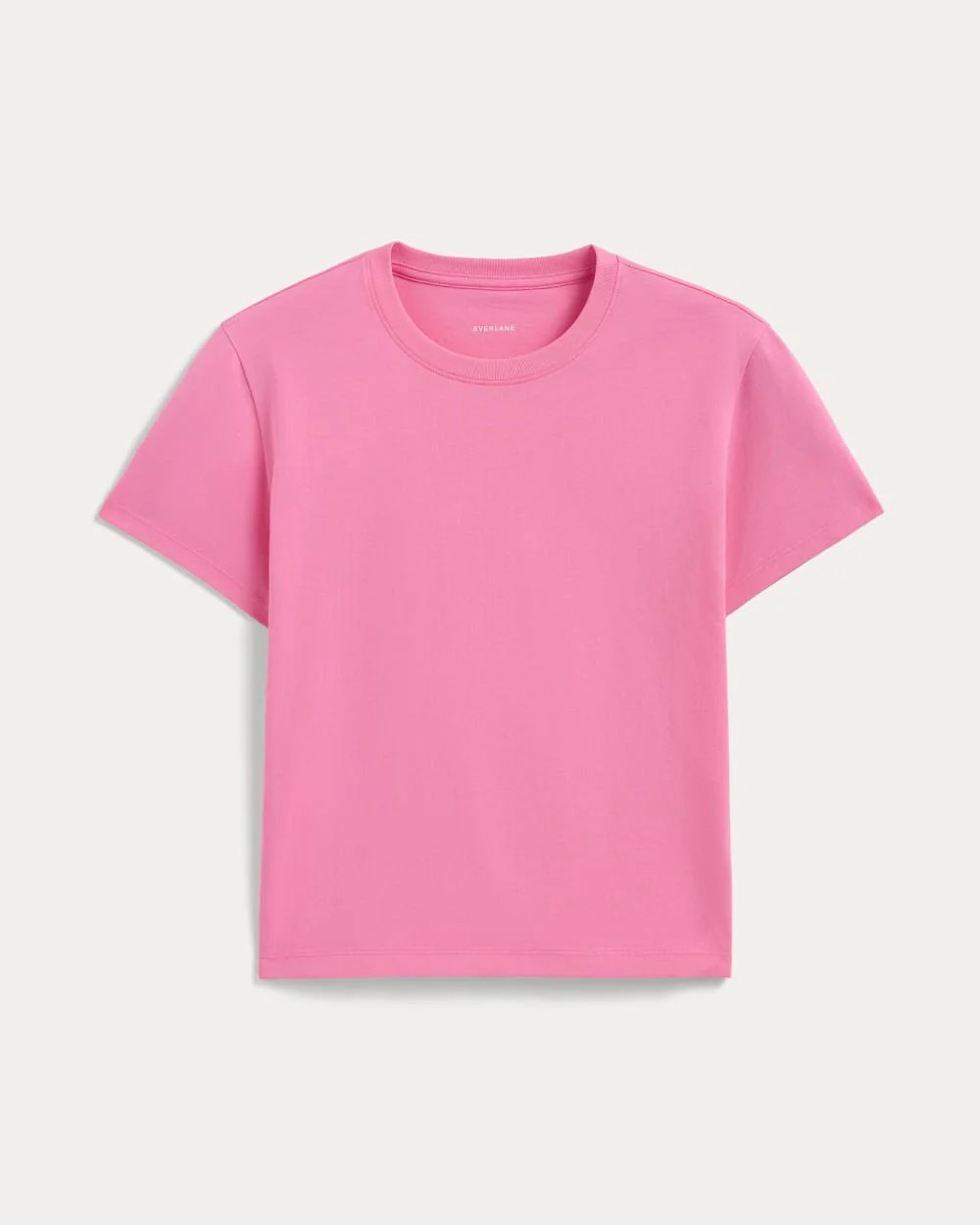 The Box-Cut Tee in Essential Cotton | Deep Pink  | No Pocket - Image 2