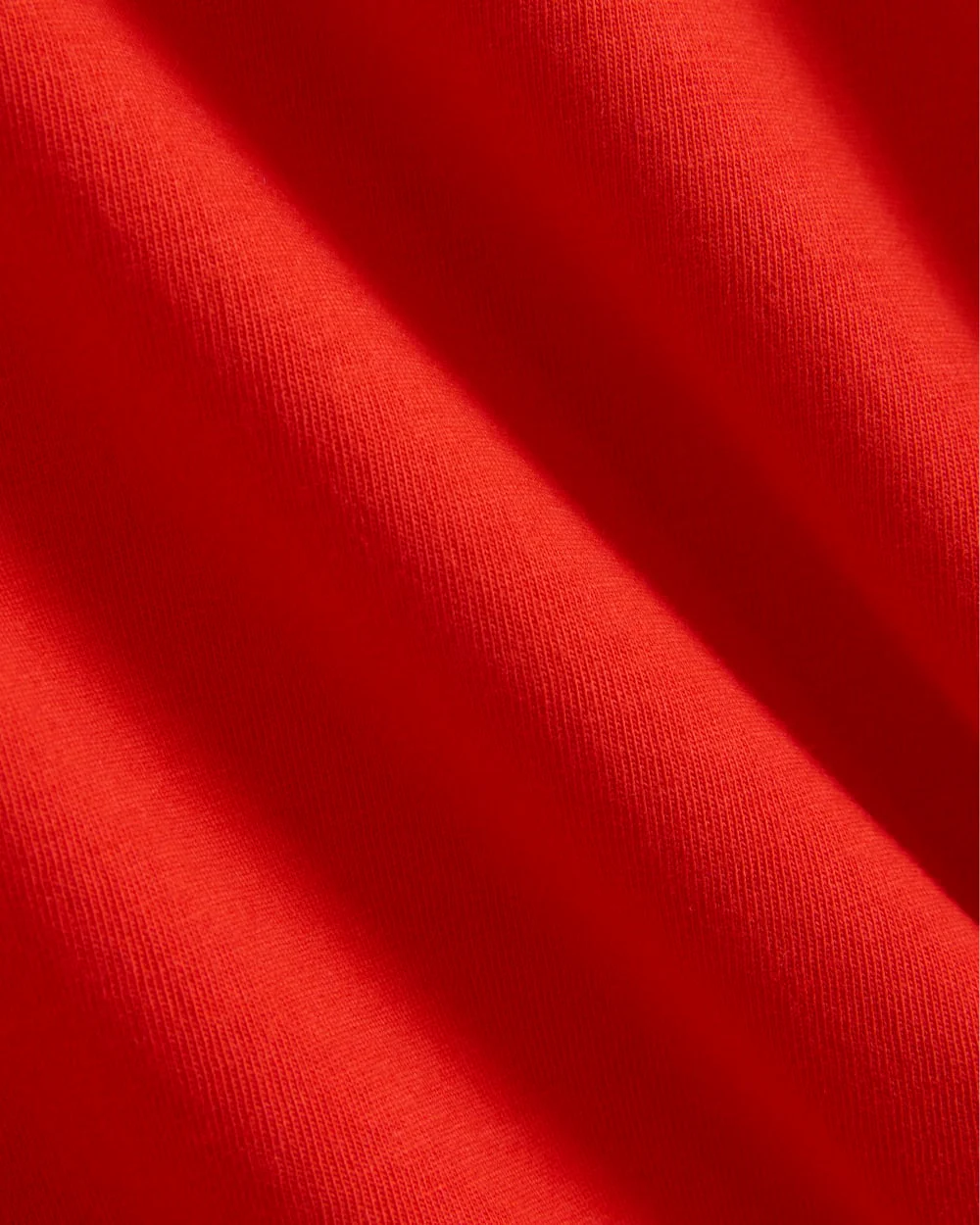 The Box-Cut Tee in Essential Cotton | Fiery Red | No Pocket - Image 2