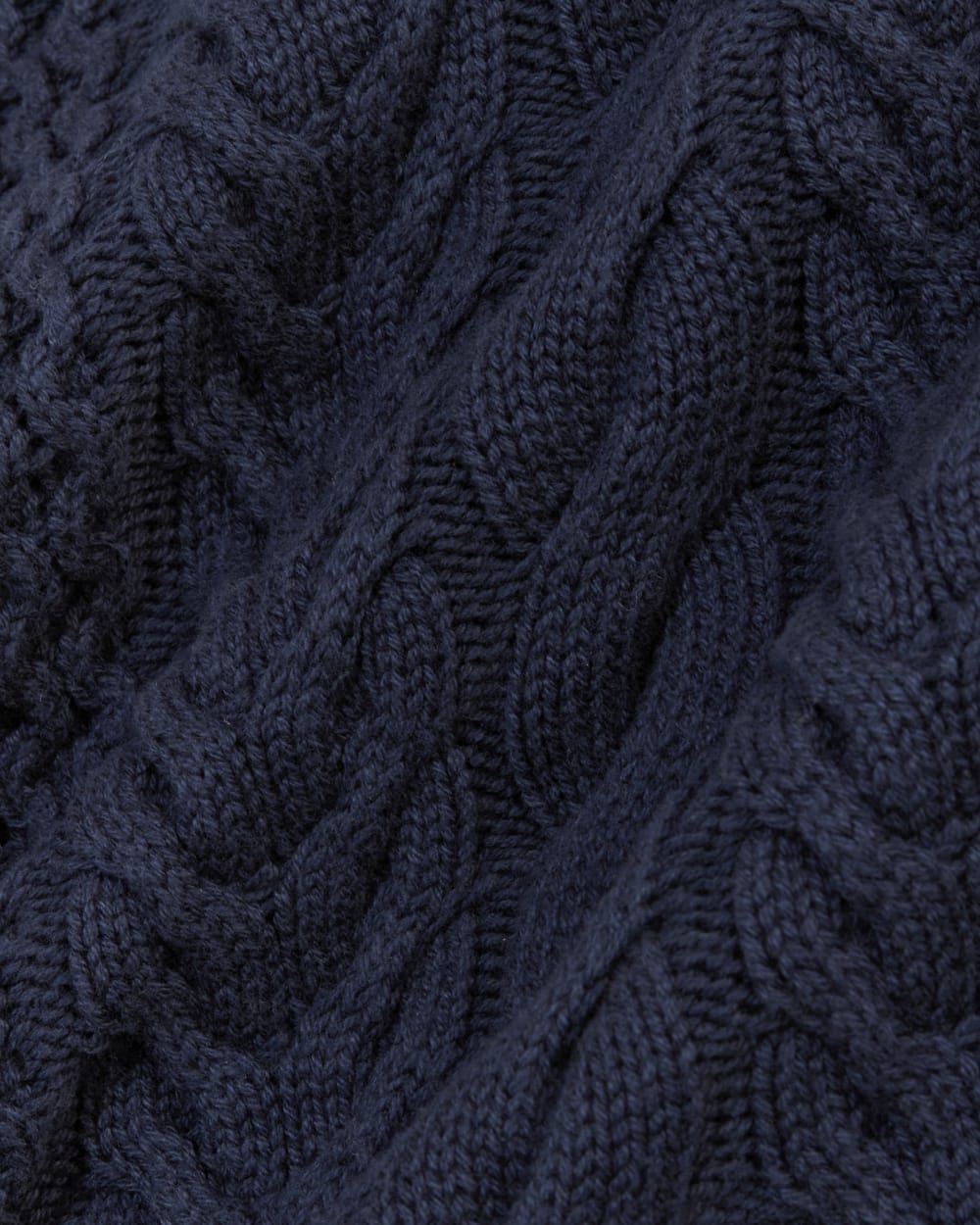 The Cable Sweater in Everyday Cotton | Navy - Image 6