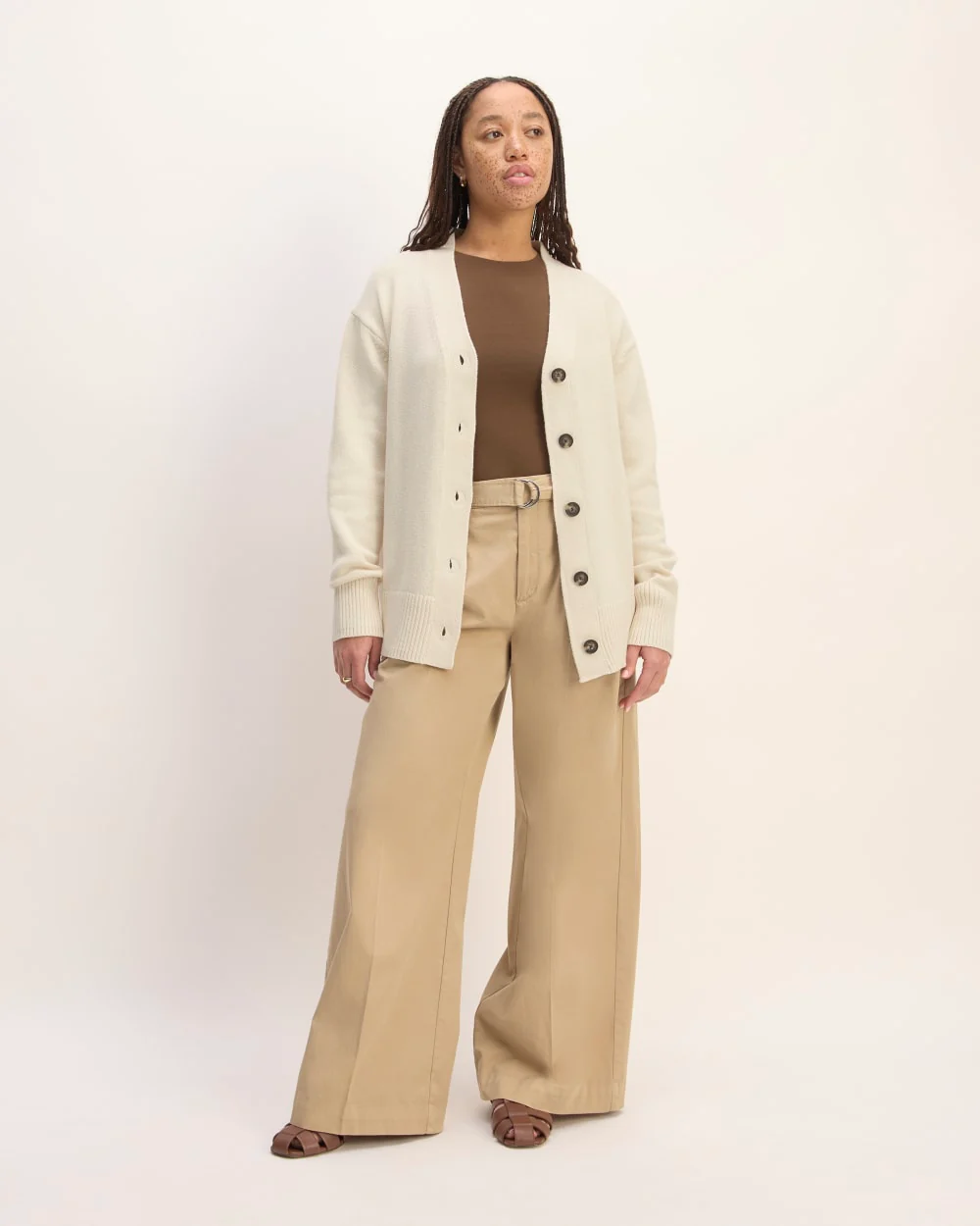 The Organic Cotton Cardigan | Canvas - Image 3