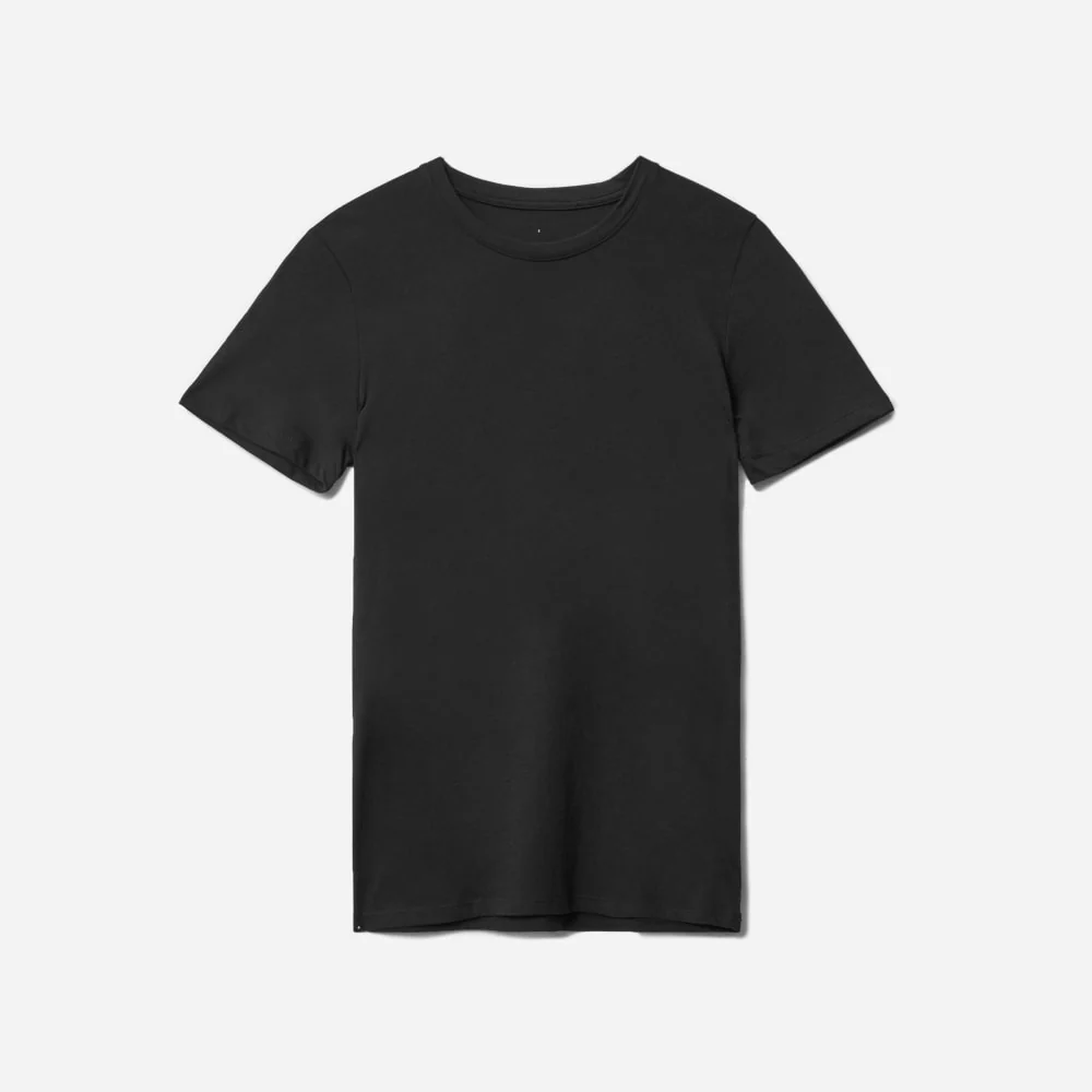 The Organic Cotton Crew Tee | Black - Image 2