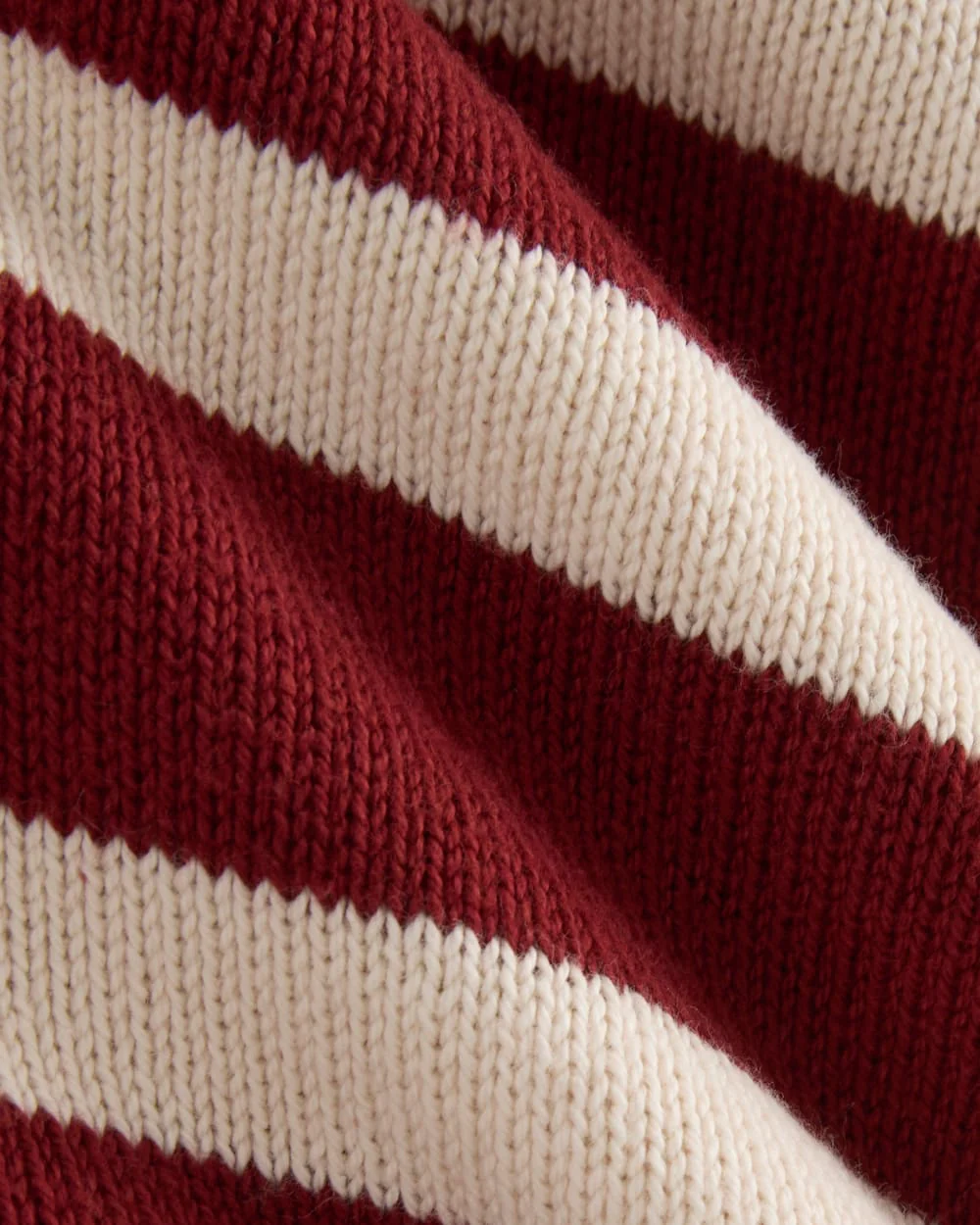 The Boxy Sweater in Everyday Cotton | Merlot / Canvas - Image 6