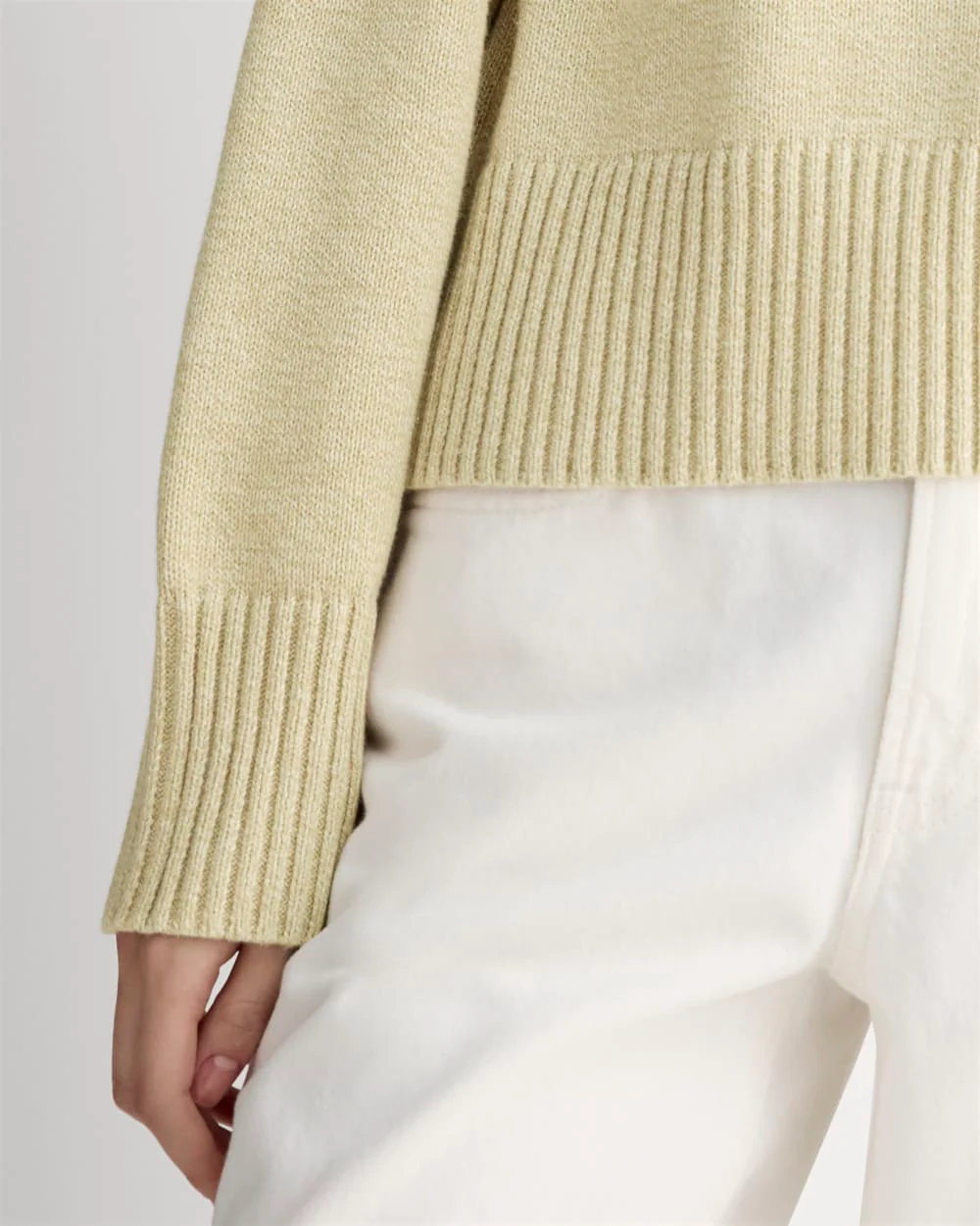 The Boxy Sweater in Everyday Cotton | Mojave Desert / Natural - Image 4
