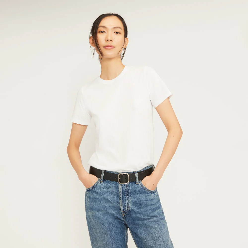 The Organic Cotton Crew Tee | White