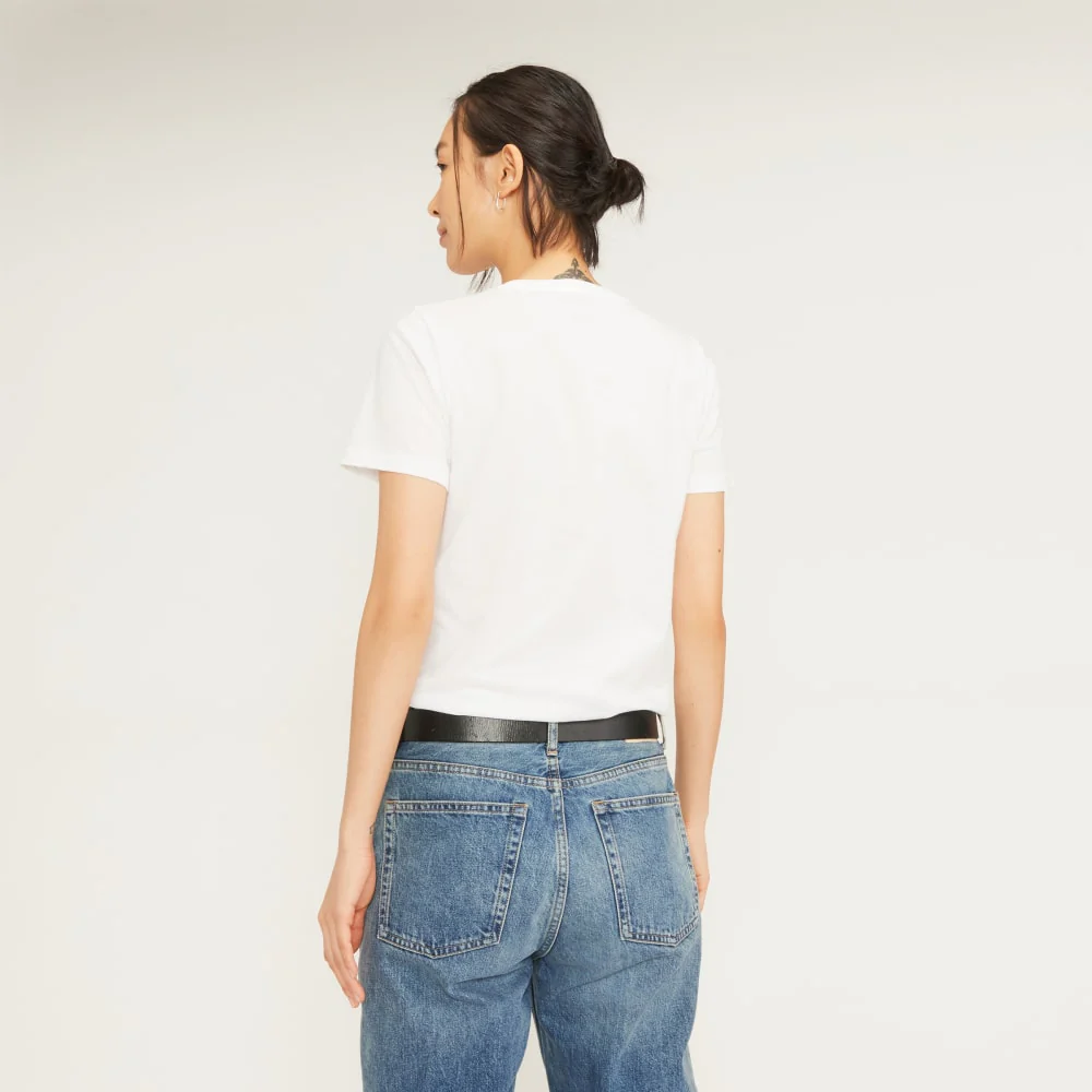 The Organic Cotton Crew Tee | White - Image 4