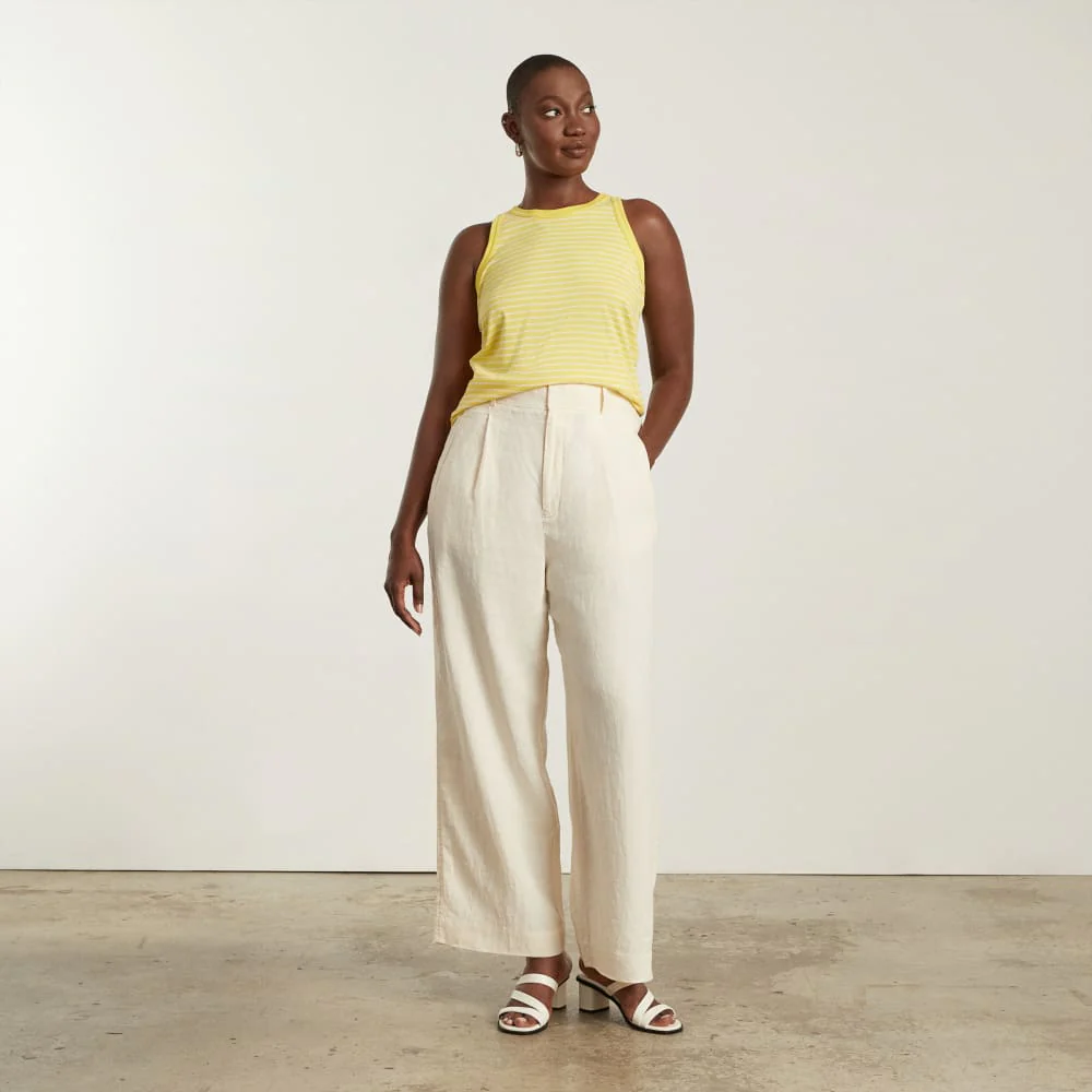 The Tank in Essential Cotton | Acacia / Tan - Image 3