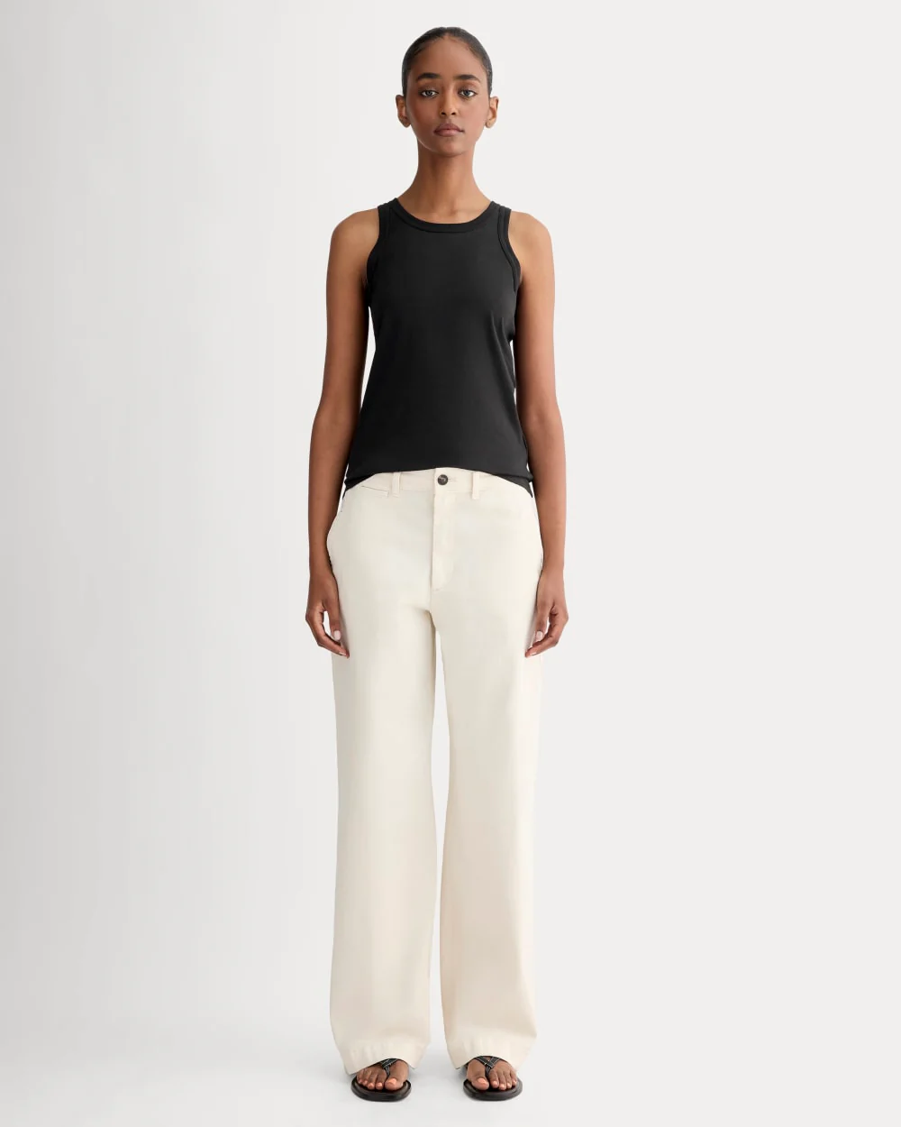 The Tank in Essential Cotton | Black - Image 3