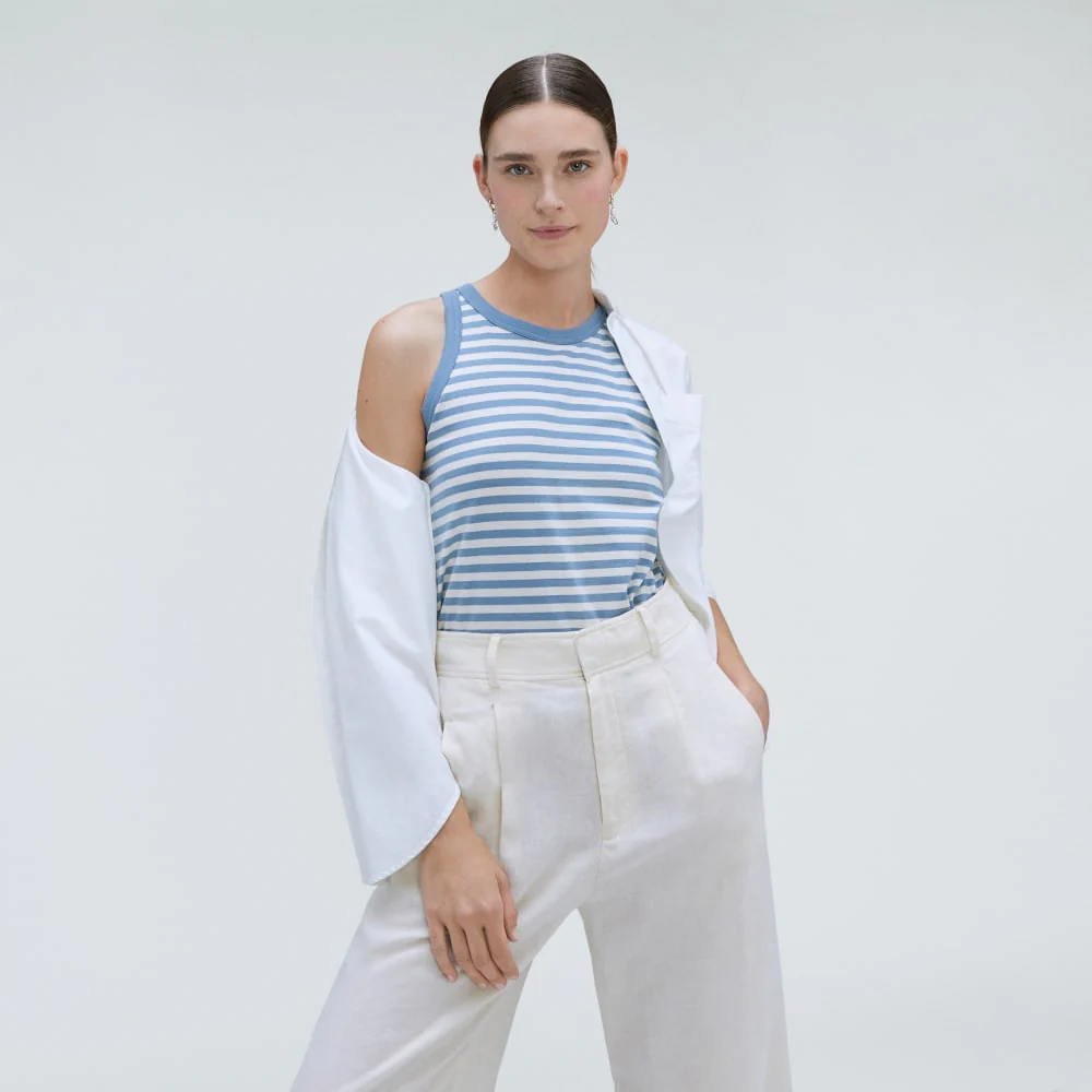The Tank in Essential Cotton | Spring Lake / Canvas - Image 5