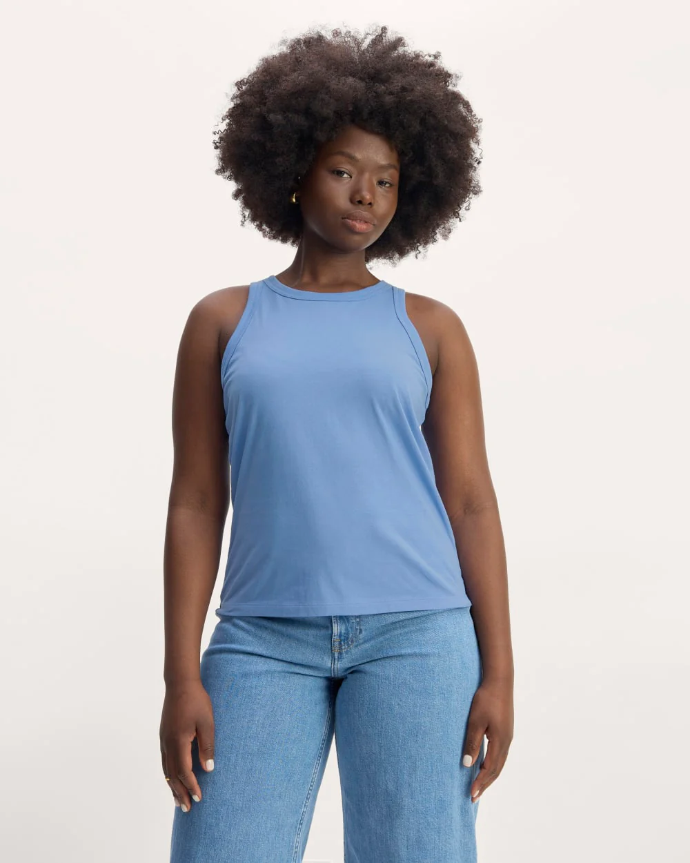 The Tank in Essential Cotton | Blue Opal - Image 3