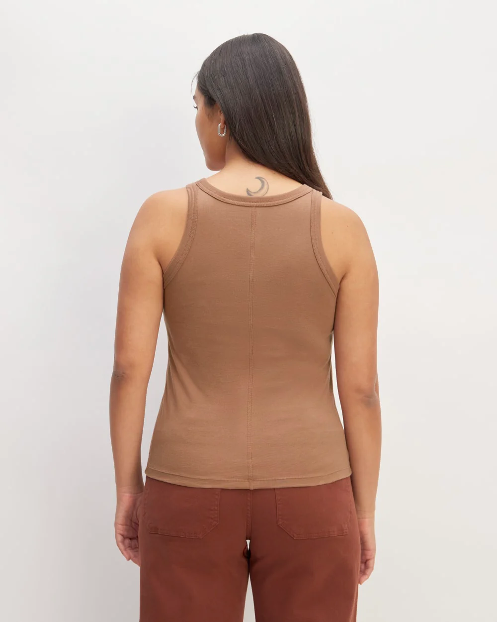 The Tank in Essential Cotton | Carob Brown - Image 4