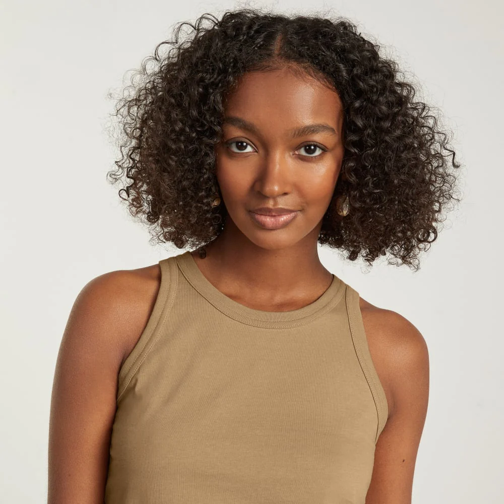 The Tank in Essential Cotton | Iced Coffee - Image 5