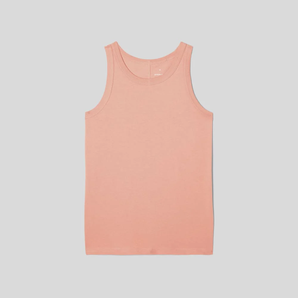 The Tank in Essential Cotton | Light Rose - Image 2