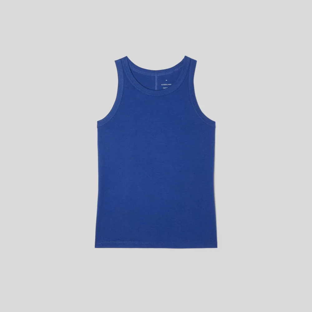 The Tank in Essential Cotton | Mazarine Blue - Image 2