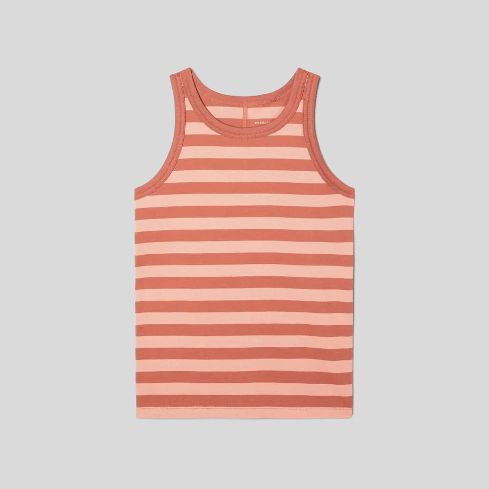 The Tank in Essential Cotton | Redwood Stripe - Image 2