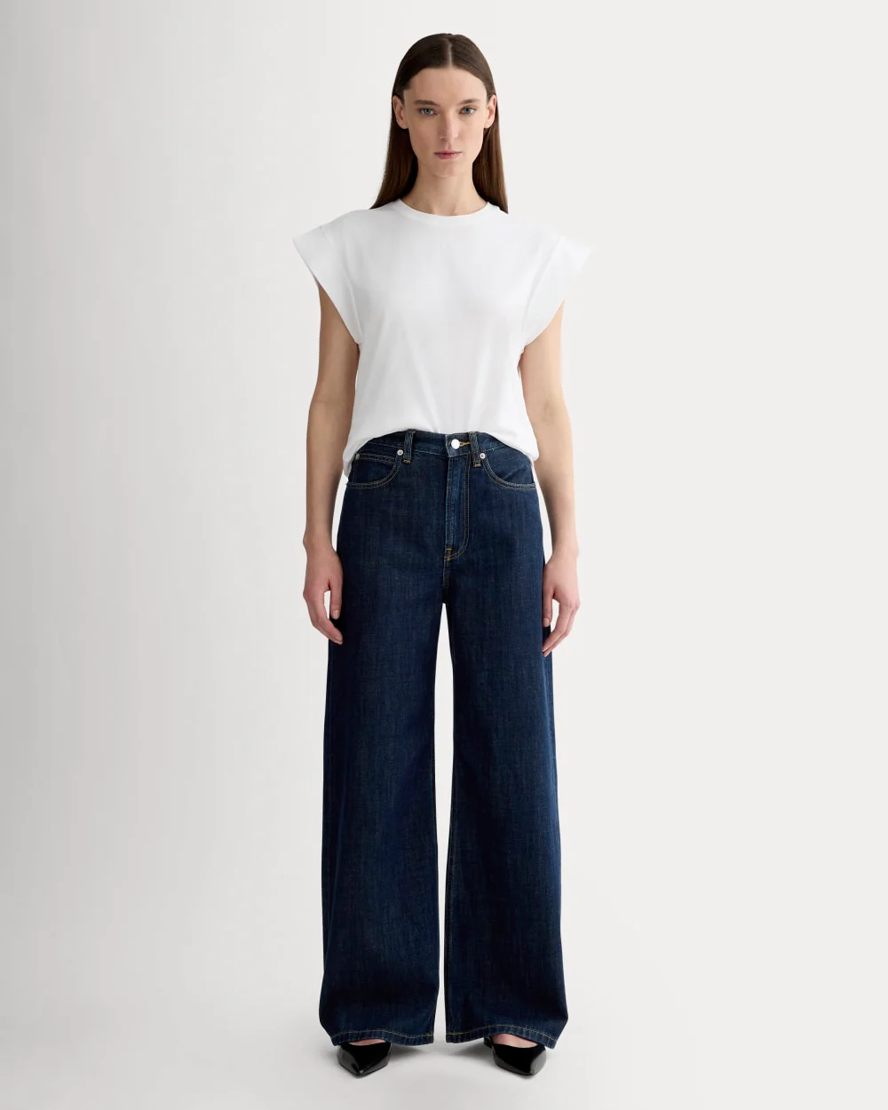 The Muscle Tee in Essential Cotton | White - Image 3