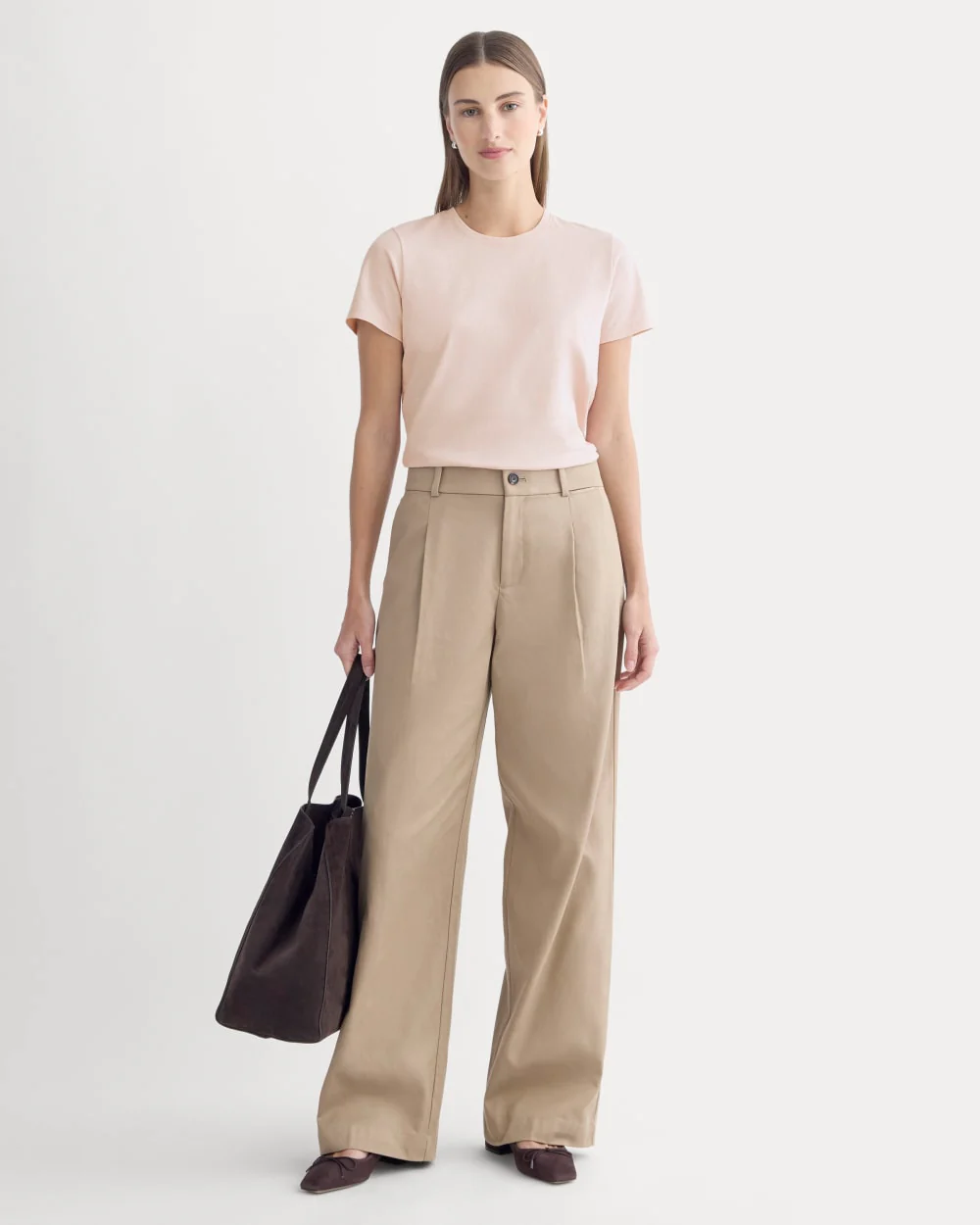 The Slim Crew in Essential Cotton | Soft Rose - Image 3