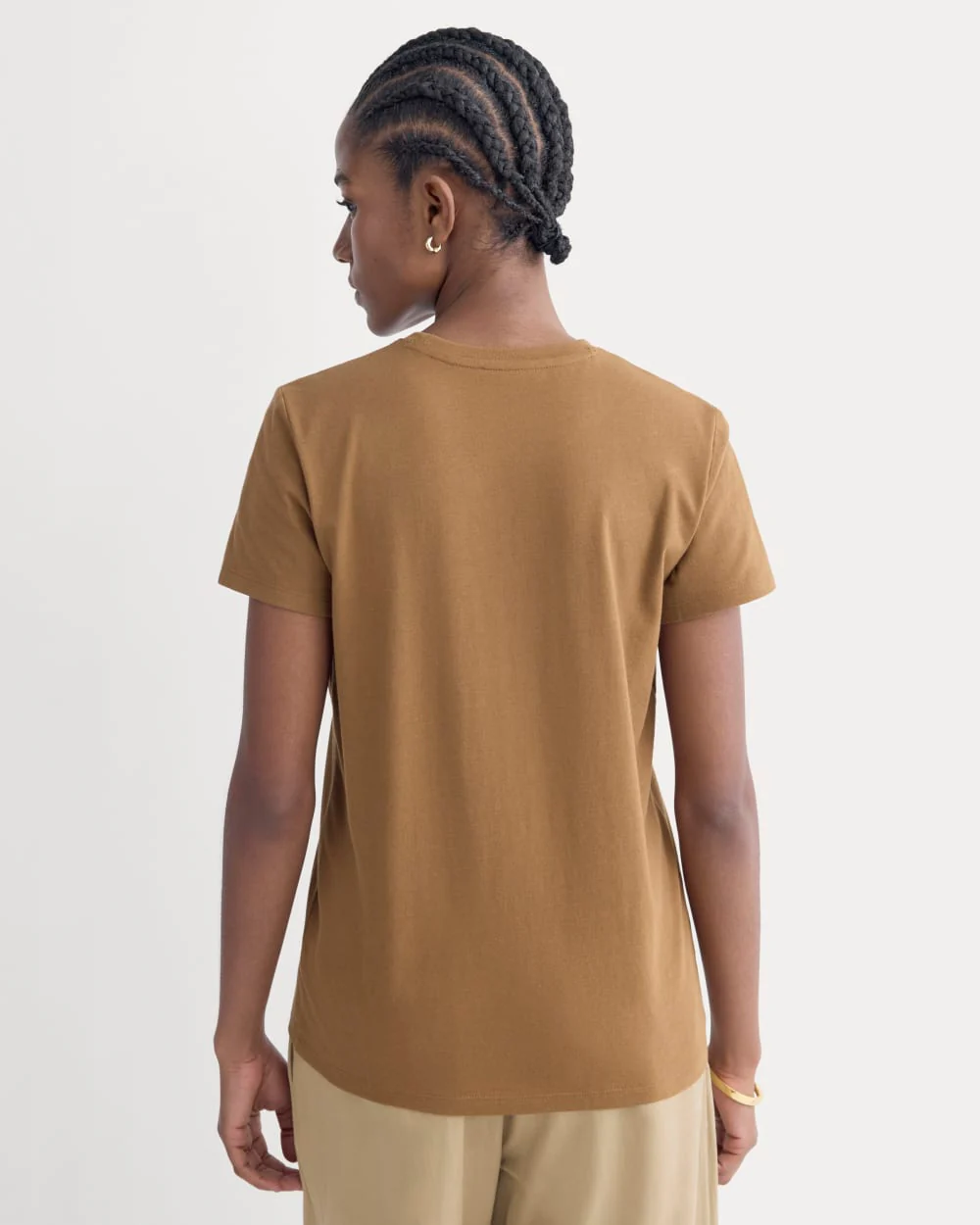 The Slim Crew in Essential Cotton | Toffee - Image 4