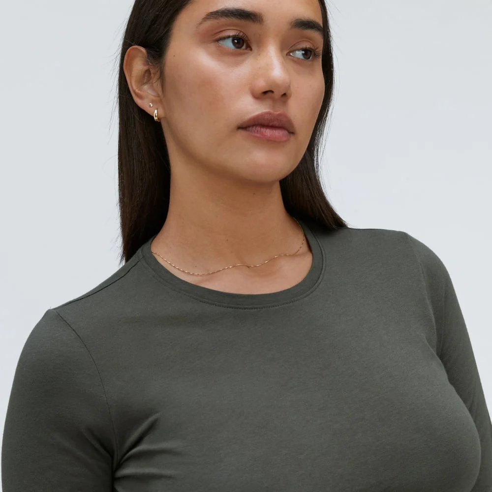 The Organic Cotton Long-Sleeve Crew | Kambaba - Image 4