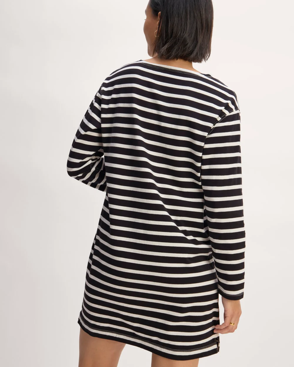 The Mariner Dress | Black / Bone - Image 5