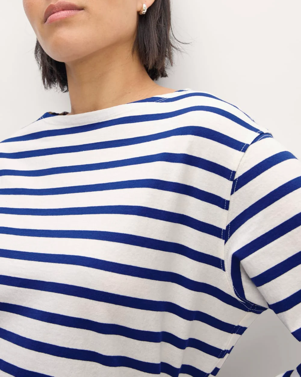The Mariner Dress | Bone / Mazarine Blue - Image 4