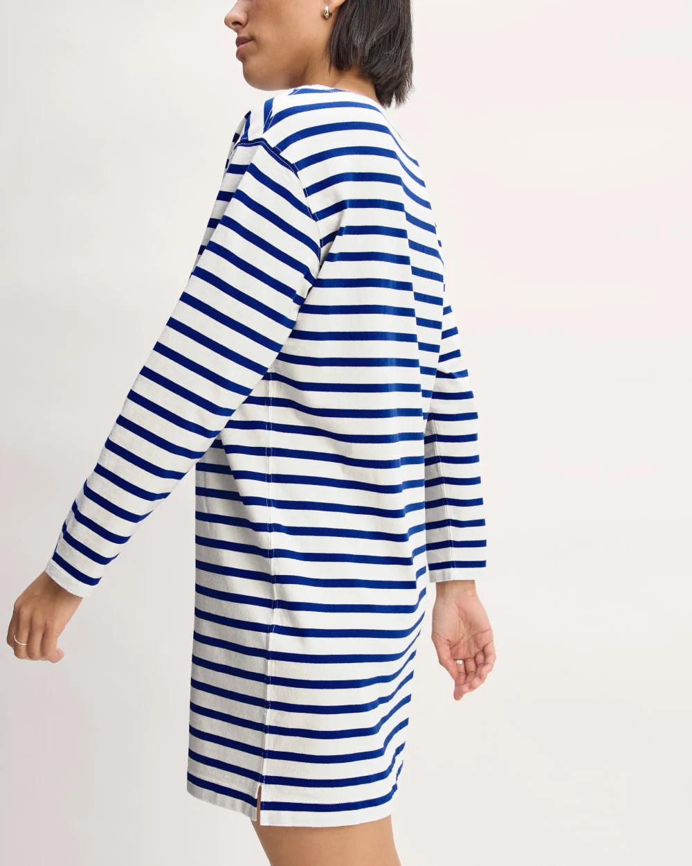 The Mariner Dress | Bone / Mazarine Blue - Image 5