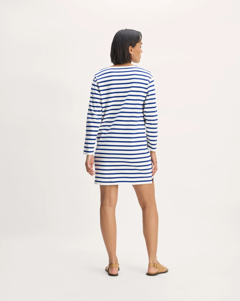 The Mariner Dress | Bone / Mazarine Blue - Image 6