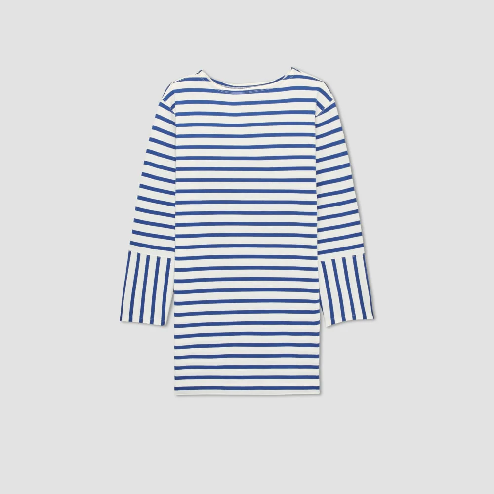 The Mariner Dress | Canvas Tan / Mazarine Blue - Image 2