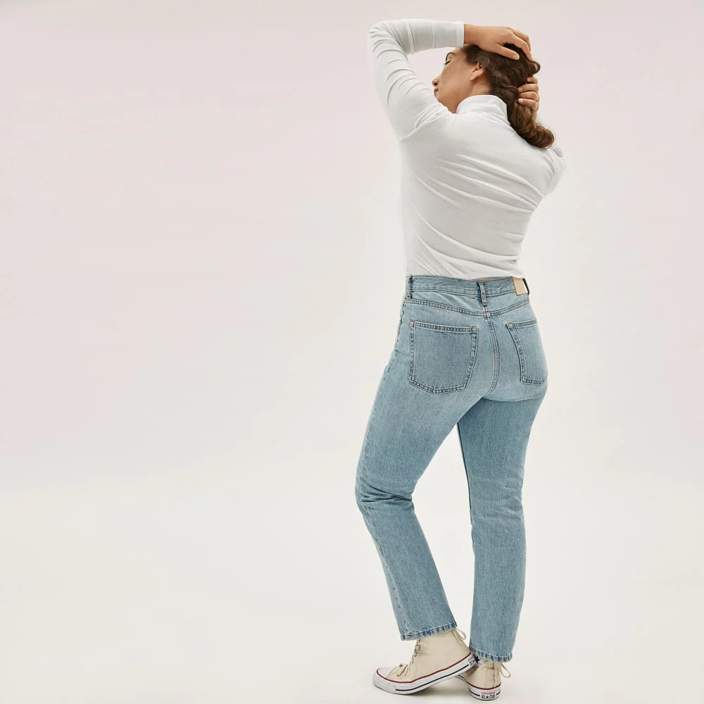 The Organic Cotton Turtleneck | White - Image 4