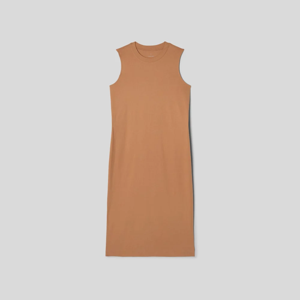 The Weekend Tank Dress | Tawny Brown - Image 2