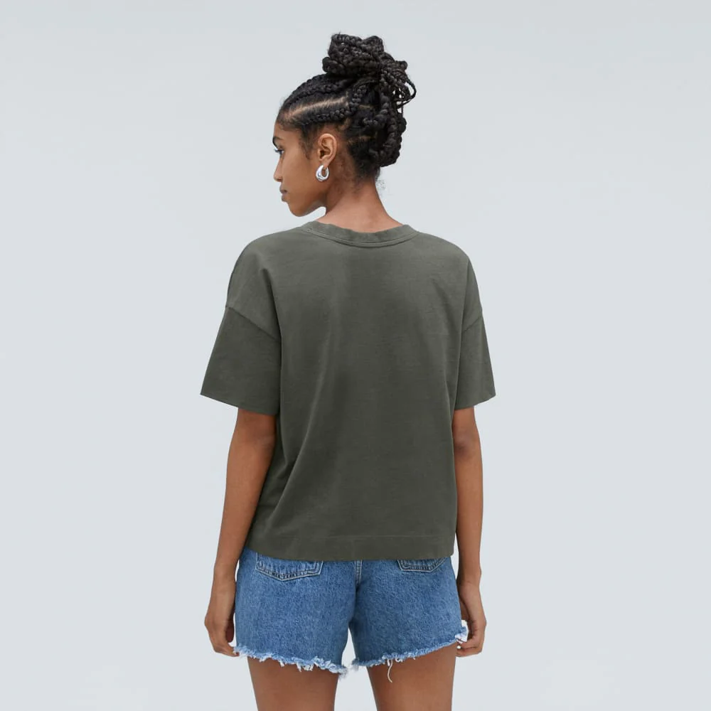 The Organic Cotton Slouchy V-Neck | Kambaba - Image 3