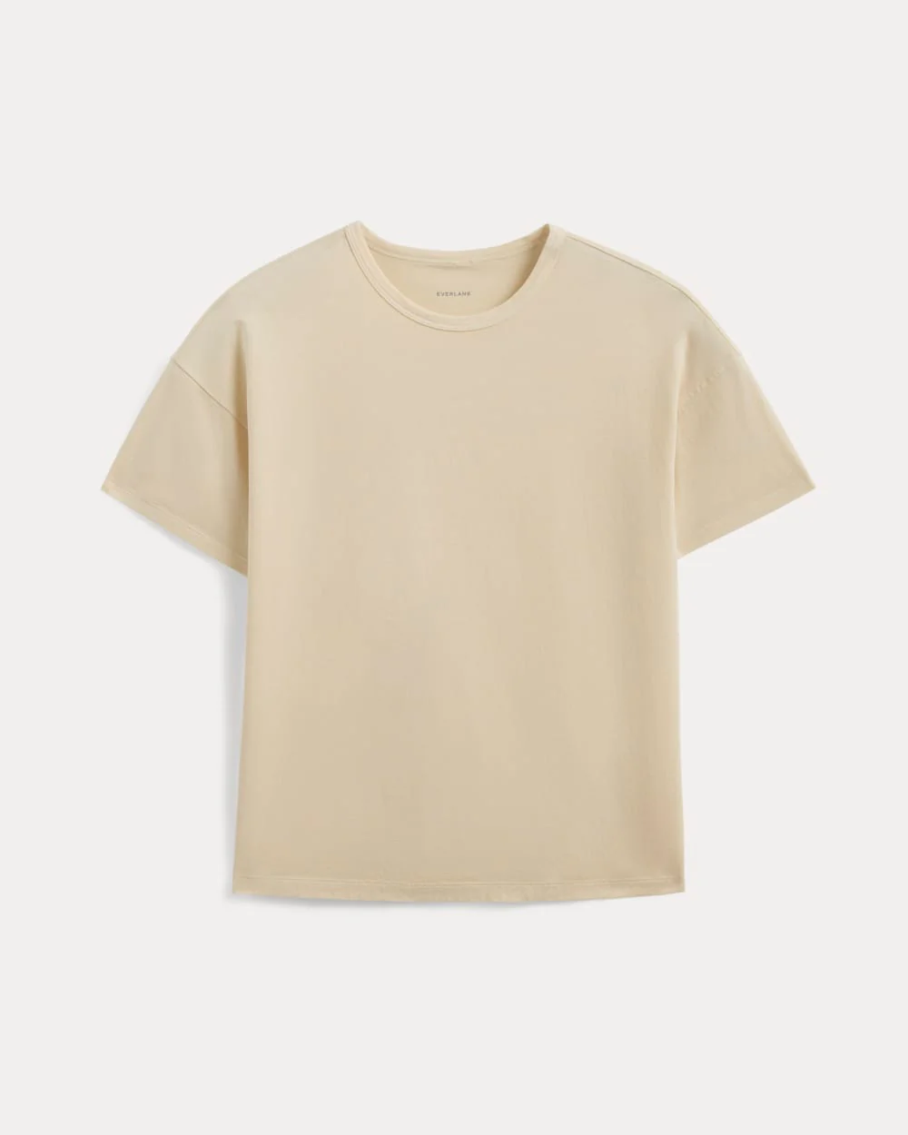 The Boyfriend Tee in Essential Cotton | Parchment - Image 2