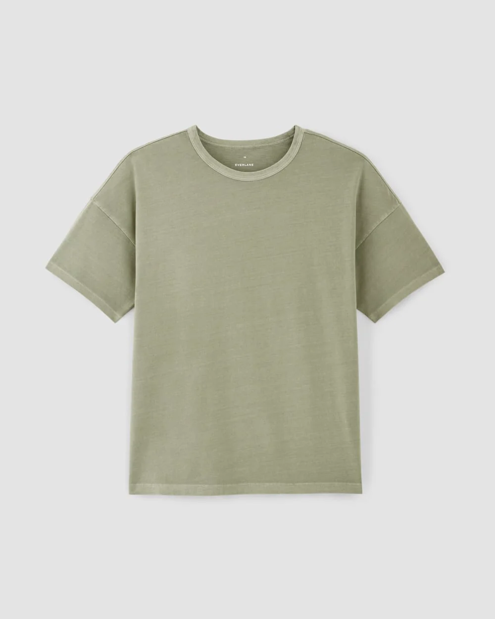 The Boyfriend Tee in Essential Cotton | Seagrass - Image 2