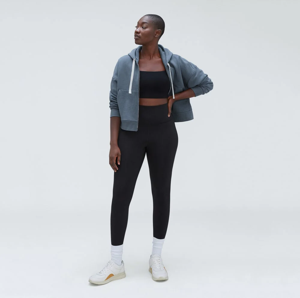 The Track Organic Cotton Hoodie | Faded Blue - Image 6