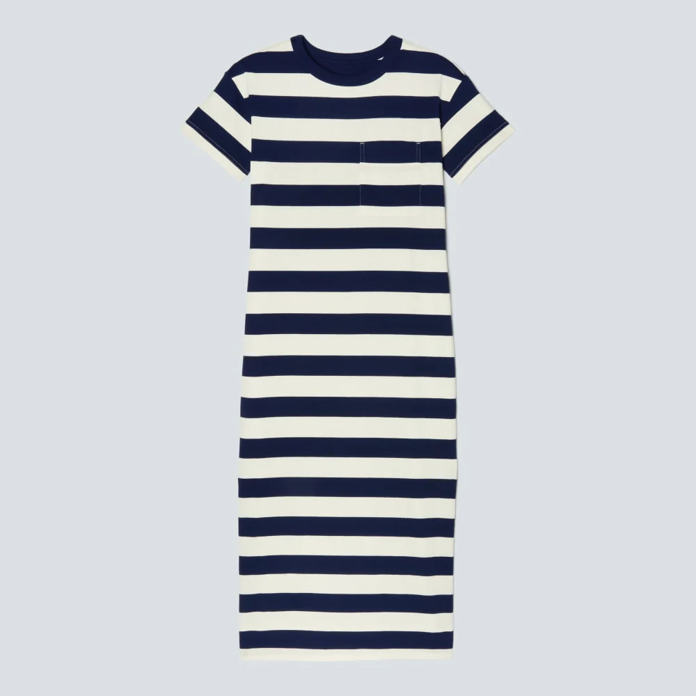 The Organic Weekend Maxi Dress | Navy / Canvas