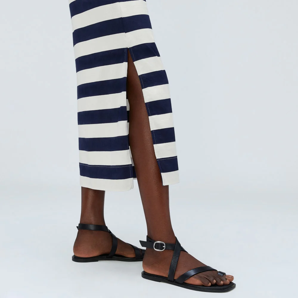 The Organic Weekend Maxi Dress | Navy / Canvas - Image 6
