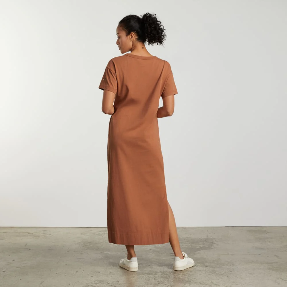 The Organic Weekend Maxi Dress | Tawny Brown - Image 3