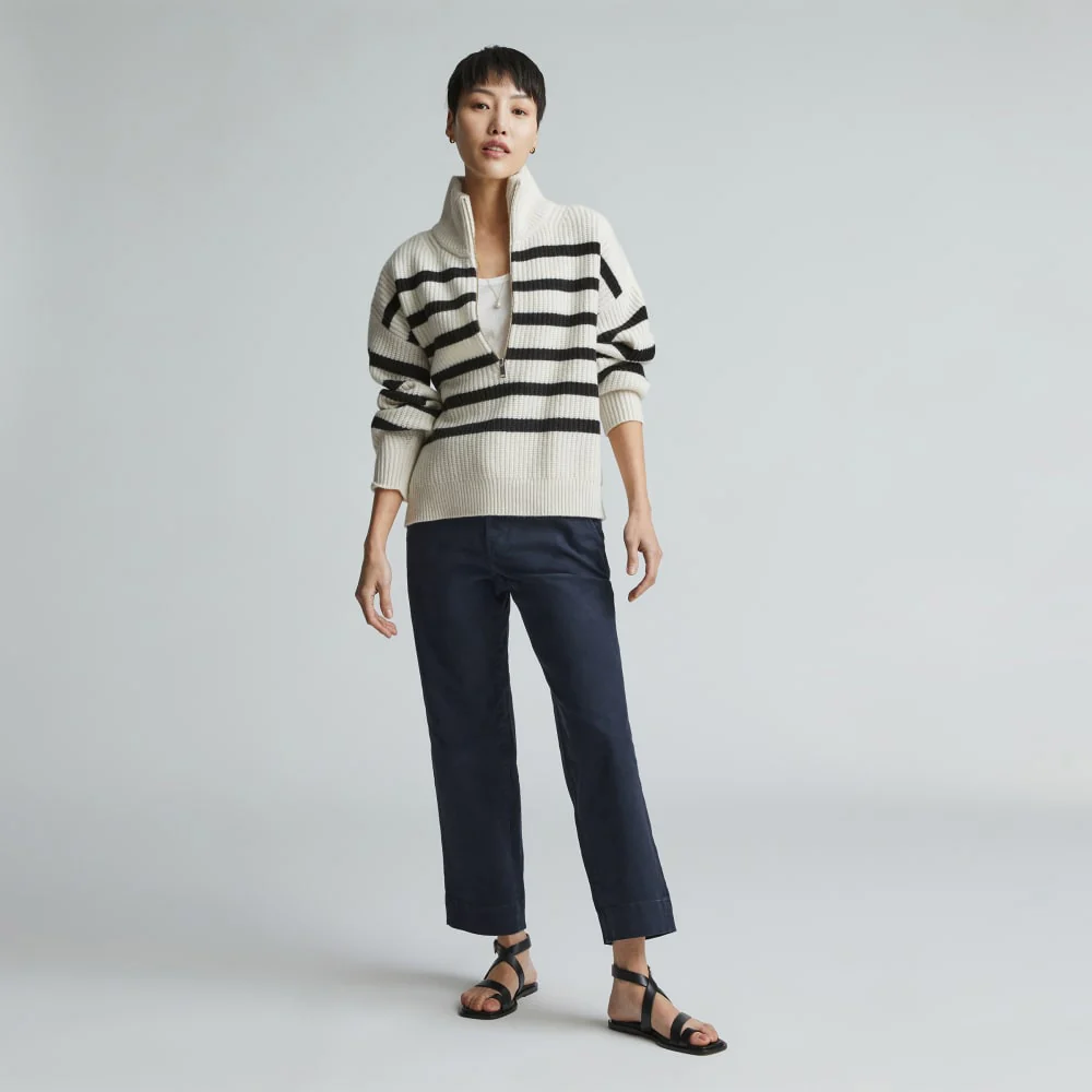 The Organic Straight-Leg Pant | Navy