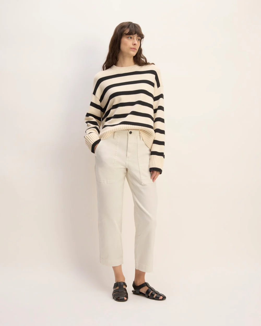 The Organic Utility Pant | Bone - Image 3
