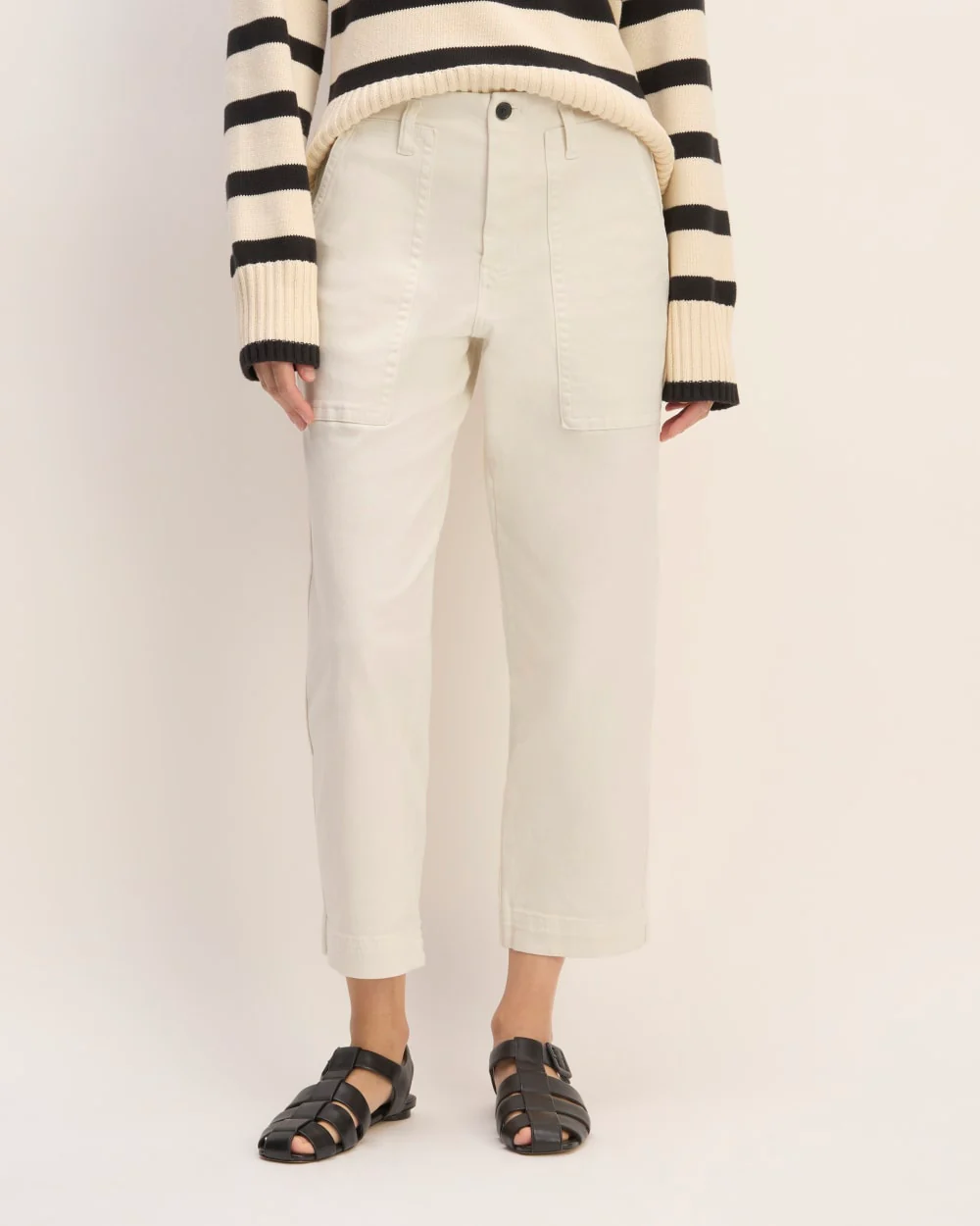 The Organic Utility Pant | Bone - Image 4