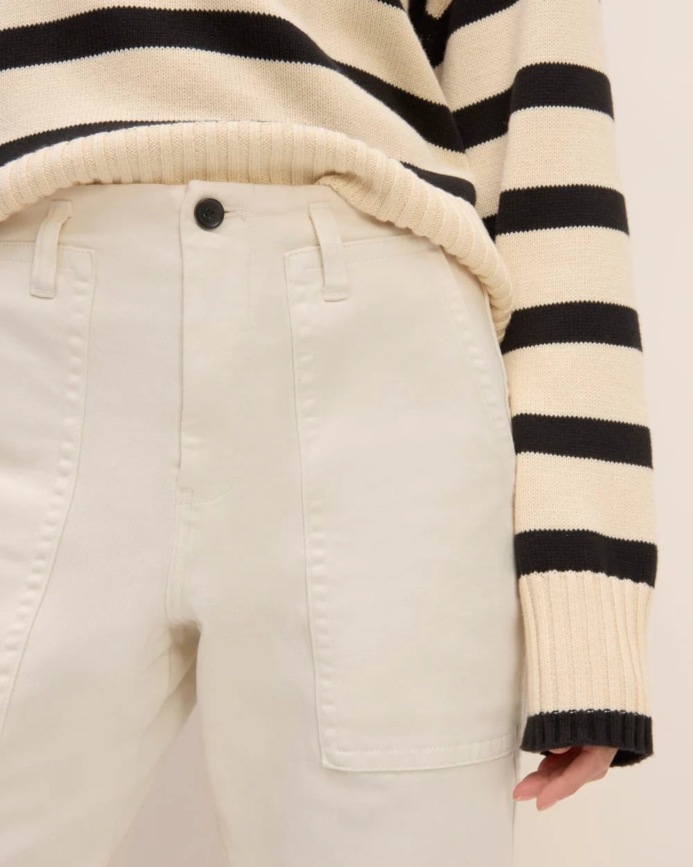 The Organic Utility Pant | Bone - Image 5