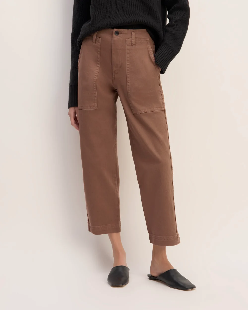 The Organic Utility Pant | Carob Brown - Image 3