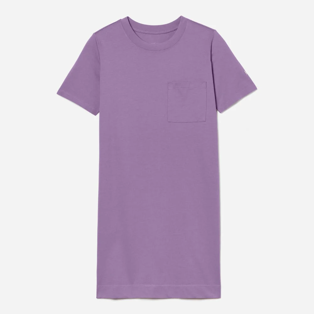 The Organic Cotton Weekend Tee Dress | Dark Orchid