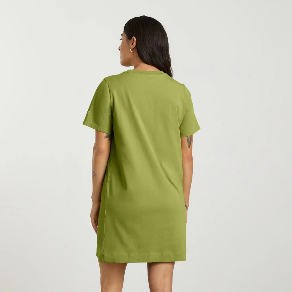 The Organic Cotton Weekend Tee Dress | Pepper - Image 3