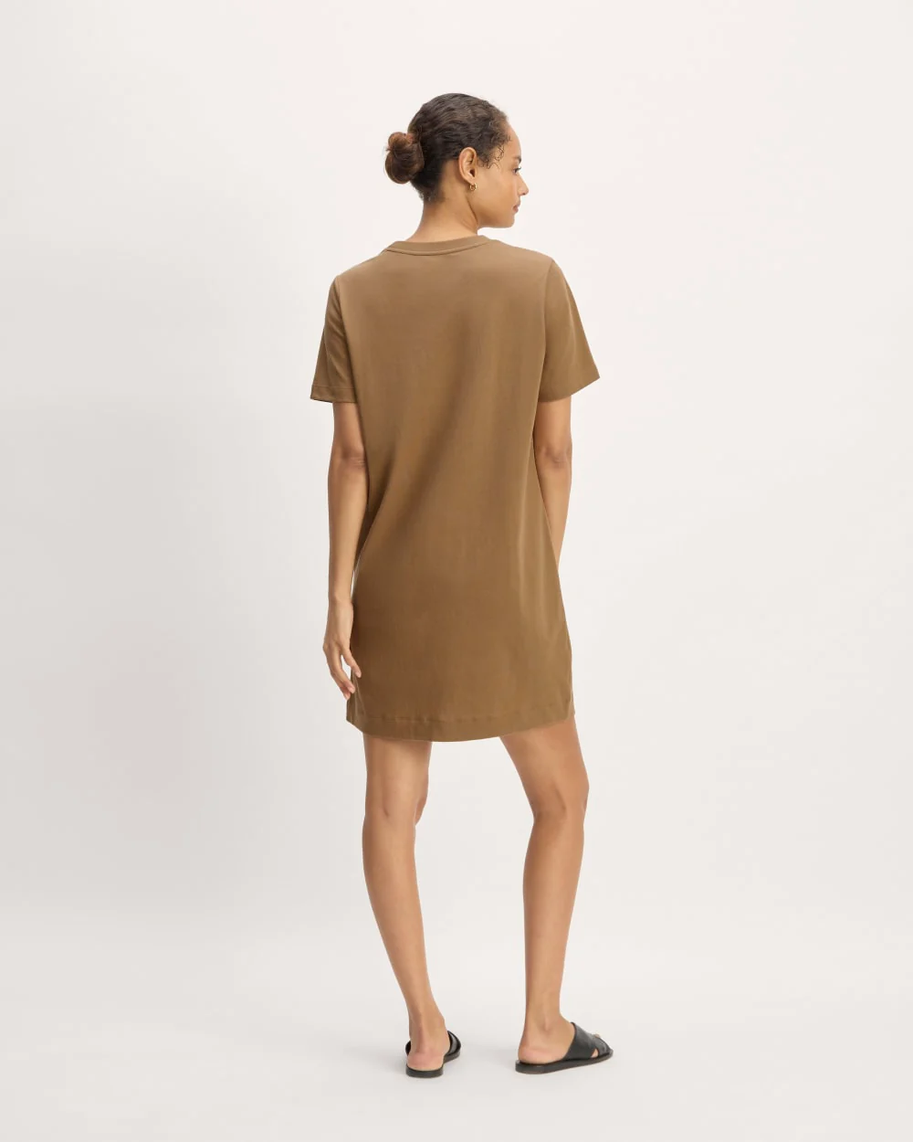 The Organic Cotton Weekend Tee Dress | Toasted Coconut - Image 6