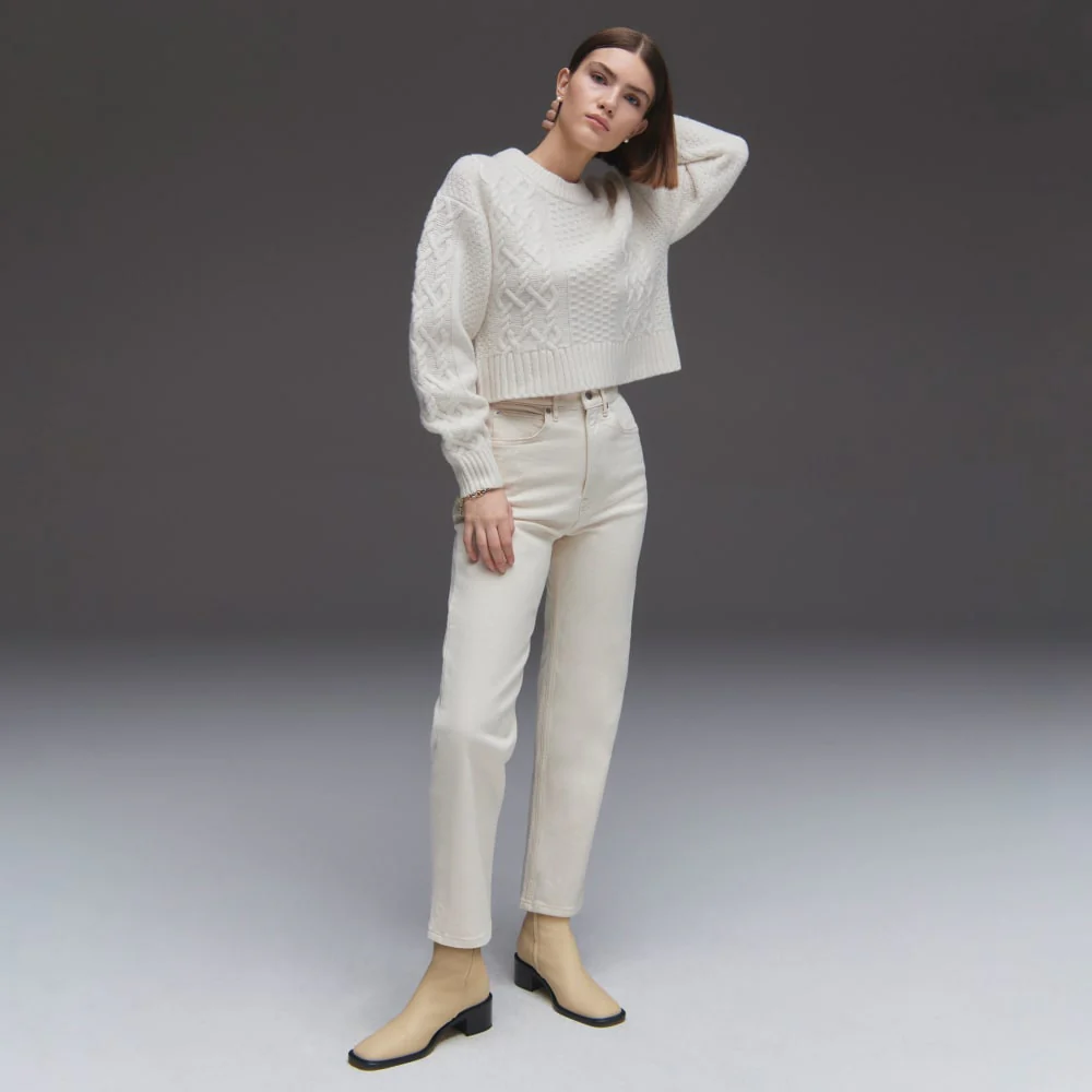 The Original Cheeky® Jean | Ecru | 26.5" Inseam - Image 8