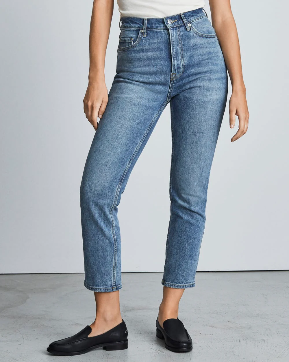 The Original Cheeky® Jean | Worn-In Mid Blue | 26.5" Inseam - Image 4