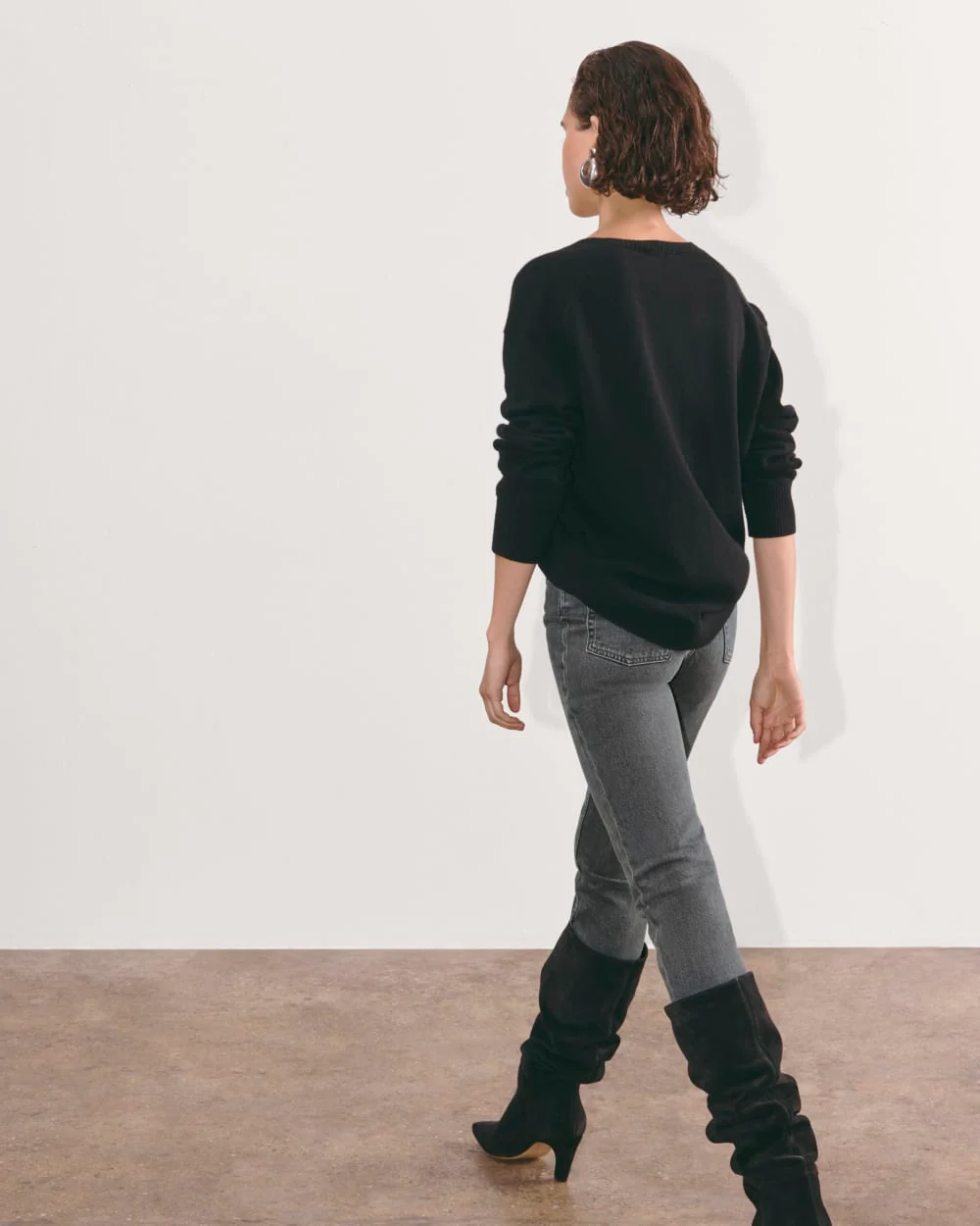 The Original Cheeky® Jean | Washed Charcoal | 26.5" Inseam - Image 5