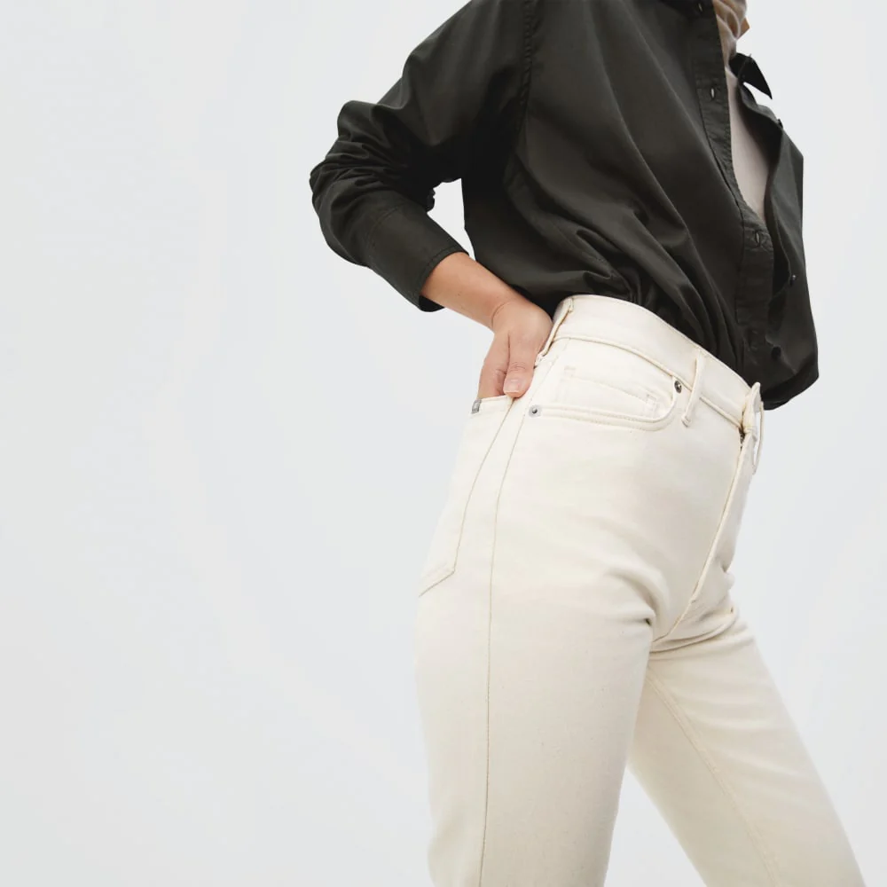 The Original Cheeky® Jean | Ecru | 28.5" Inseam - Image 4