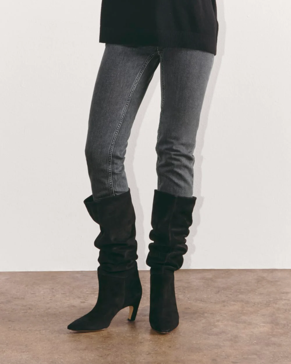 The Original Cheeky® Jean | Washed Charcoal | 28.5" Inseam - Image 4