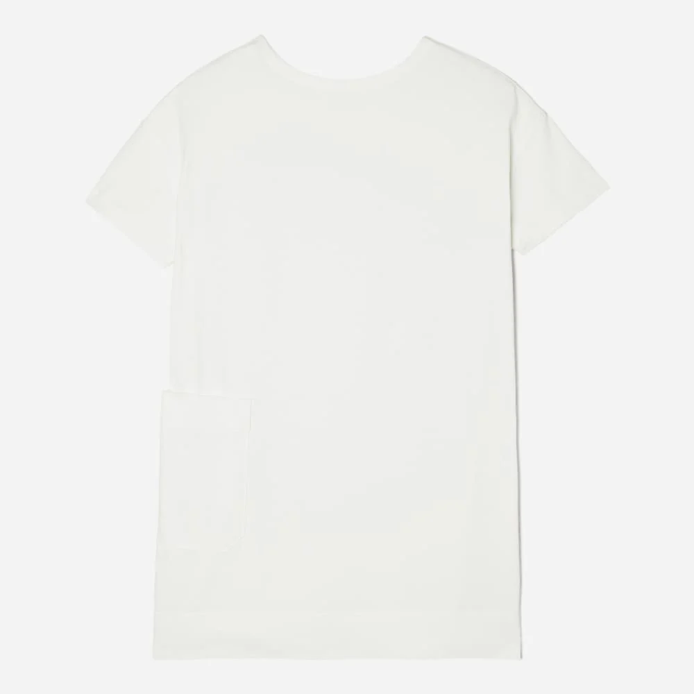 The Oversized Mariner Dress | White